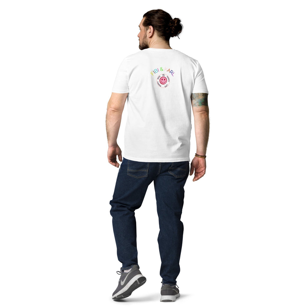 Oversize Bio-Baumwoll-T-Shirt Happy FK - Fibi & Karl